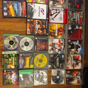 My Entire Collection of PlayStation games!